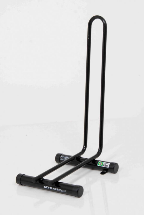 Bicicletário Individual de Chão (Simples) PRETO: A Solução Prática para Estacionar sua Bike - AL15 - Imagem 2